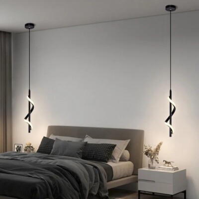 Lustre Nachttisch Dreh Kronleuchter Pendelleuchten Lampara Colgante Techo Luminai