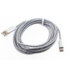 Type-C 10ft USB Cable Charger Cord Power Wire Long Braided Fast for USB-C Phones