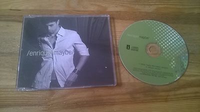CD Pop Enrique Iglesias - Maybe (2 Song) Promo INTERSCOPE sc