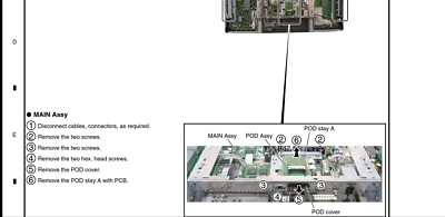 Carte Mère Pioneer X MAIN Pour PDP-5080HD, PRO-1150HD, PRO-115 (AWV2447)