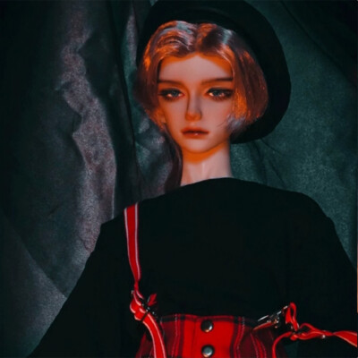 Full Set 1/3 BJD Doll Handsome Male Eyes Half Squinting Resin Joints Movable Toy
