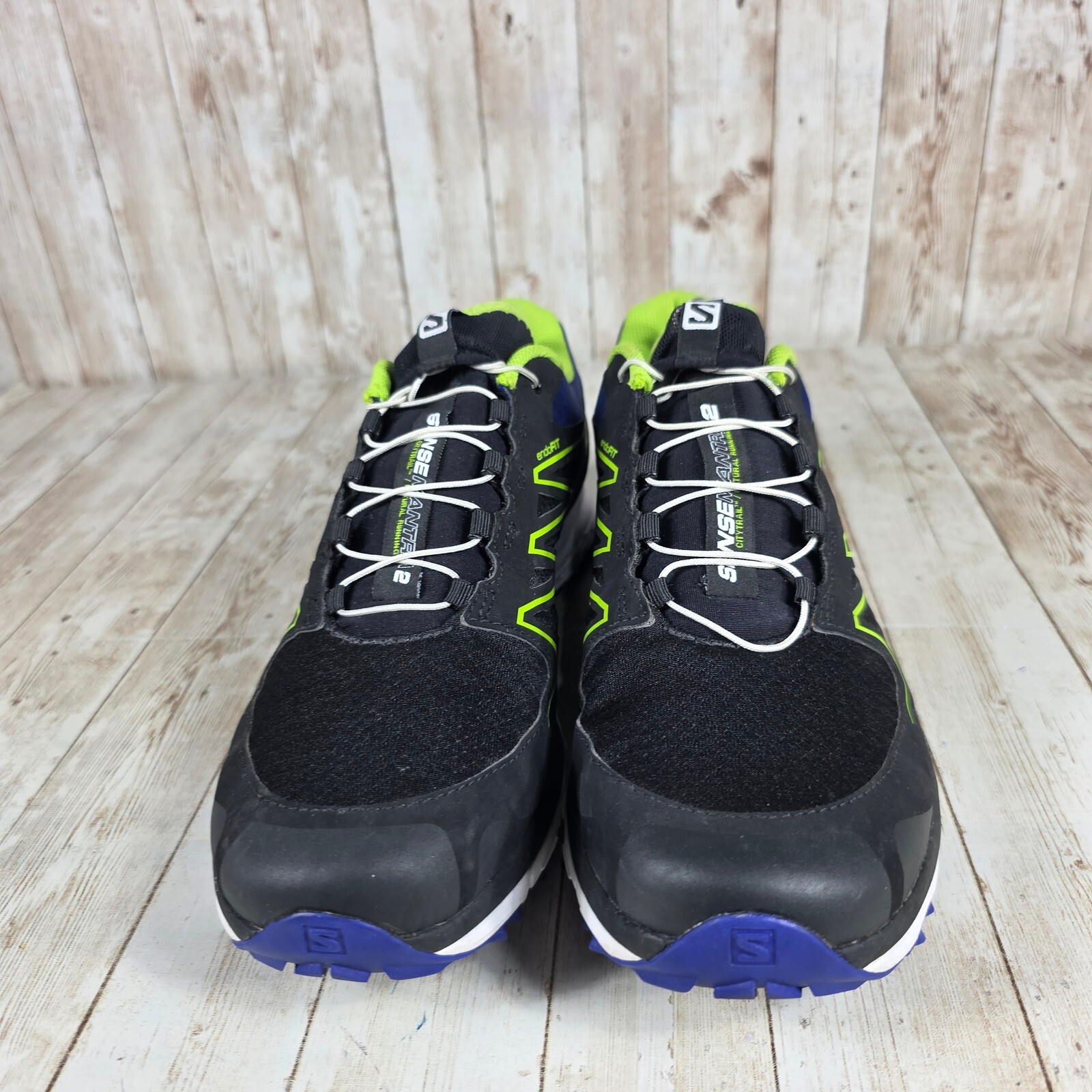 Scarpe da trail running Salomon Sense mantra leggere nere blu 9 5