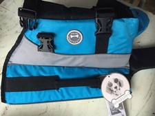 Vivaglory Dog Life Jacket NEW W/Tags Size  X Small Blue/gray