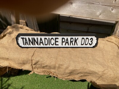 TANNADICE PARK DD3 Retro Style Fußball Schild. Tolles Geschenk für DUNDEE UNITED Fans.