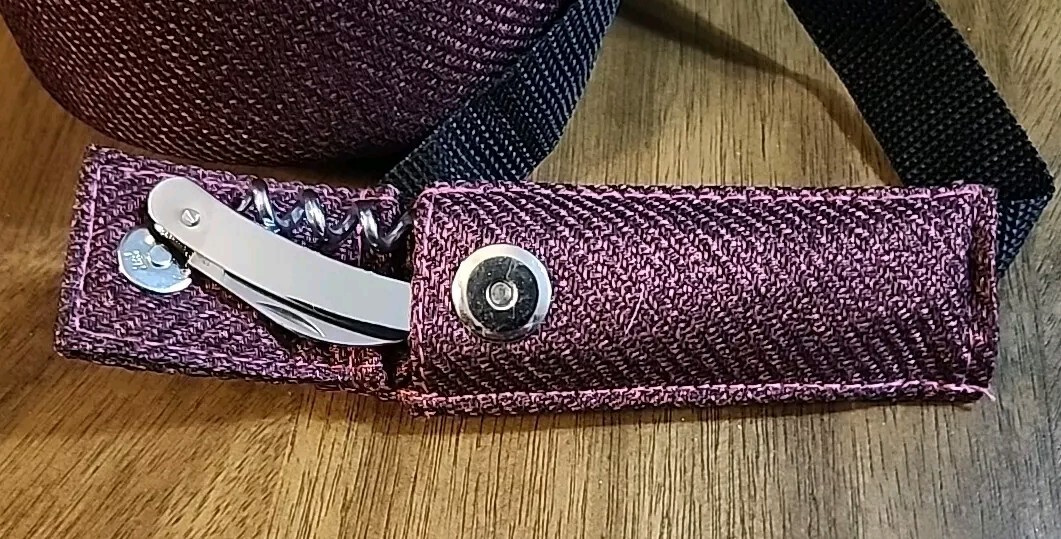 Caddy-O Wine Cooler Traveling Case 15" Burgundy