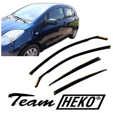 Windabweiser Regenabweiser Heko Für Toyota Yaris 2005-2011 5-Türer 4-Tlg