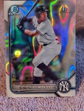 2022 Bowman Chrome Prospects Lava Refractor 28/399 Fidel Montero NY Yankees