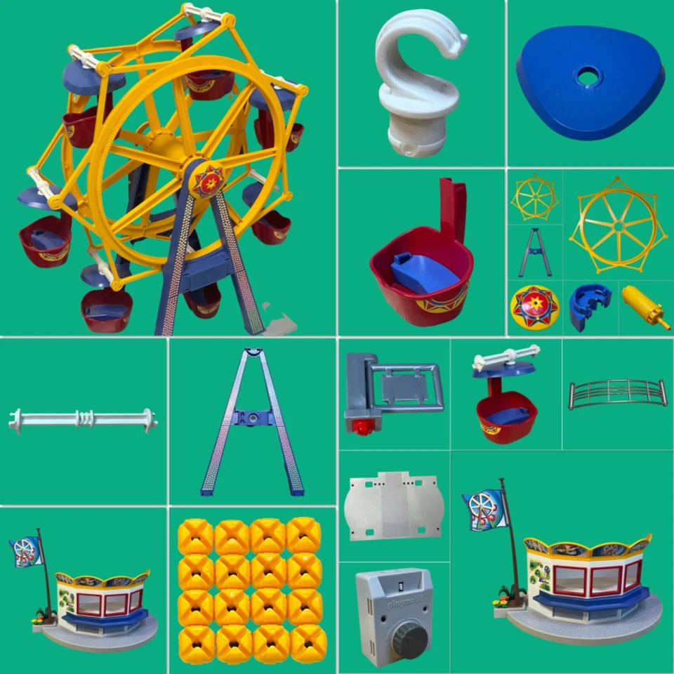 PLAYMOBIL® Riesenrad mit Beleuchtung Ersatzteile zum aussuchen #P51 - Bild 1 von 1