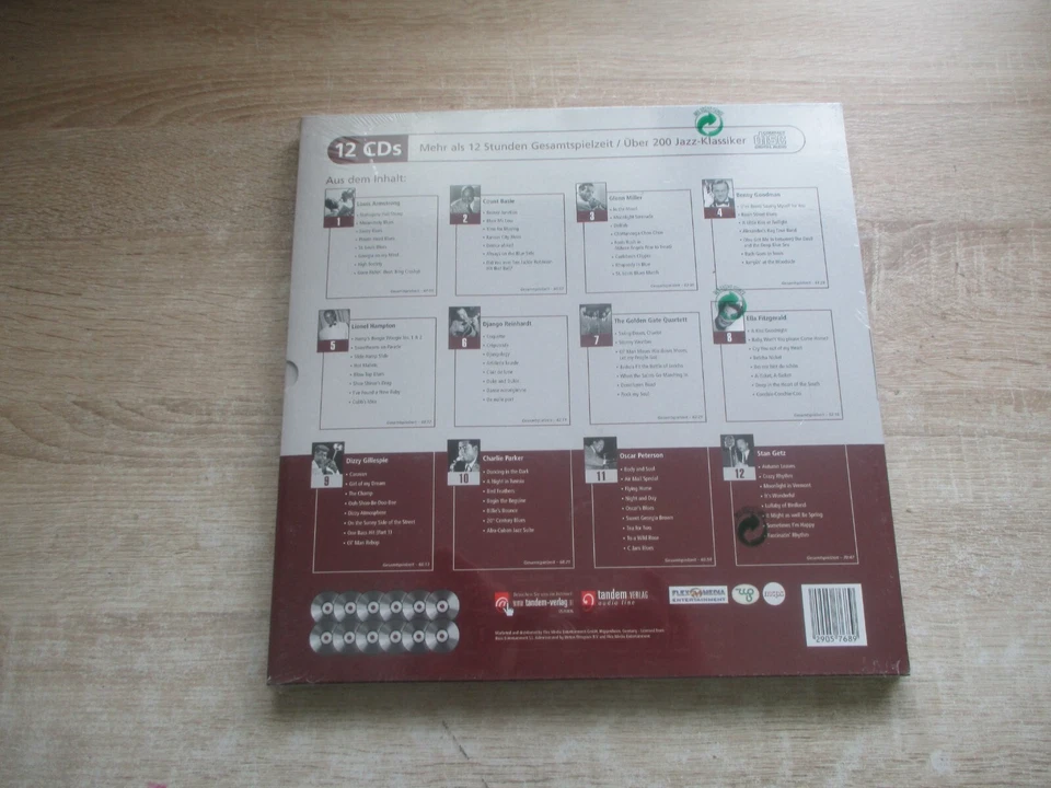 Jazz Masters 12 CD Box Über 200 Jazz-Klassiker NEU OVP - Bild 2 von 2