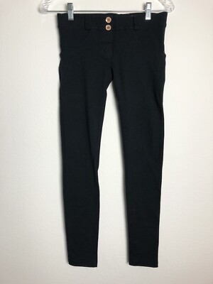 Wr-up Freddy The Snug Slounge Way Size Small Shaping Effect Black Legging Italy