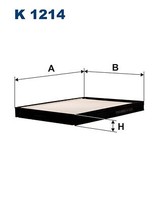 Filtron K 1214 Filter, Innenraumluft For Hyundai