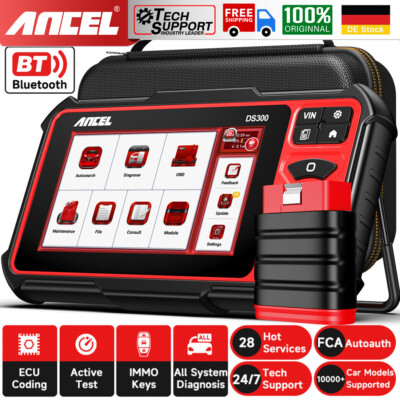 2025 Ancel DS300 KFZ OBD2 Diagnosegerät Scanner All System K-ey Coding TPMS IMMO