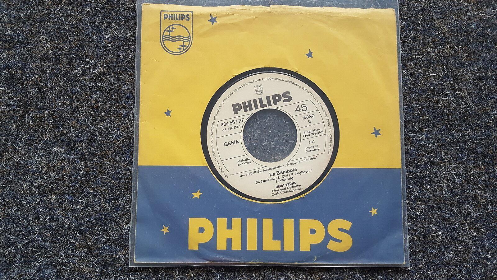7"" Single Vinyl Heidi Brühl - La Bambola/ Master Jack PROMO
