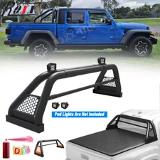 For 2020-2025 Jeep Gladiator Truck Bed Sport Roll Bar Chase Rack Bar