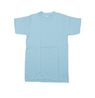 NOS Vtg 90s Streetwear Mens L Blank Short Sleeve T-Shirt Light Blue Cotton USA
