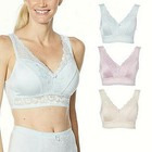 On Sale! Rhonda Shear 3-pack Pin-Up Bra w/ Lace Back 730-630 - Pick Size