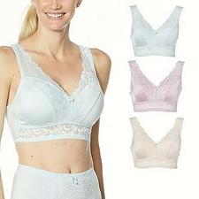 On Sale Rhonda Shear 3-pack Pin-Up Bra w/ Lace Back 730-630 - Pick Size