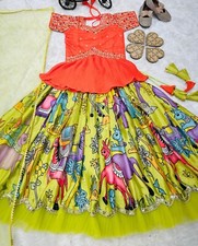 Readymade Kids Girls Lehenga Choli Party Wear Eid Indian Girls Lehenga Designer