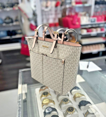 Pocket Tote Bag Michael Kors Bedford Shopper Michael Kors Medium