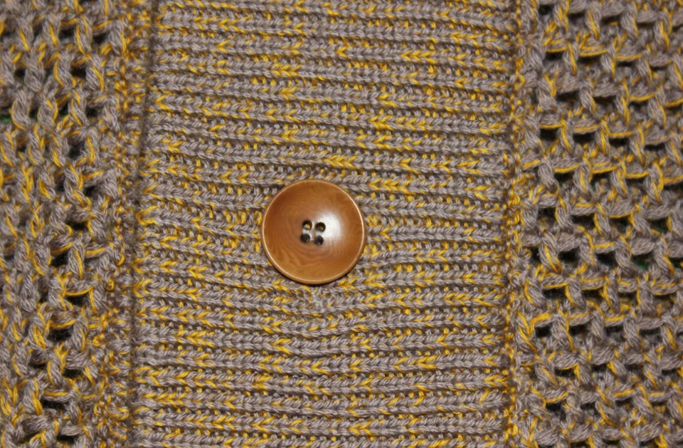 DIESEL BLACK GOLD KOPKOP BROWN CARDIGAN SIZE M 100% AUTHENTIC - Image 4 of 4