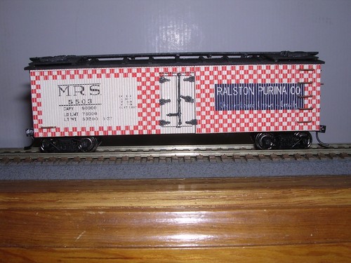 Refrigerador de madera Main Line Models #HR-12 Ralston Purina 40' #5503 Blt-up H.O. 1/87 | Zustand: Used