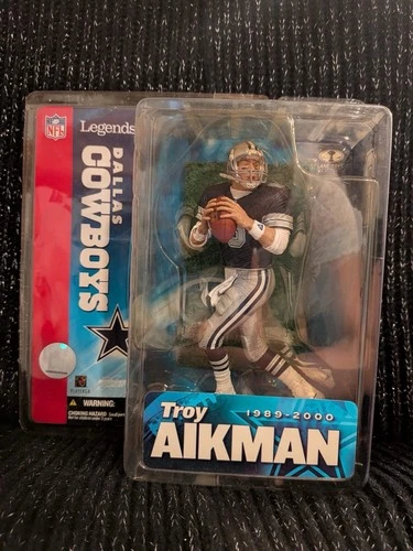 McFarlane Toys NFL Legends Troy Aikman Dallas Cowboys Football Figure