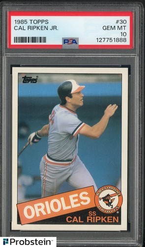 Cal Ripken Jr. #30 1985 Topps card