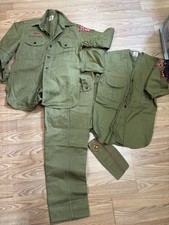 True Vintage 60s Boy Scouts of America Sanforized Green Explorer Uniform