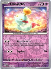 Chimecho Paldean Fates 030/091 Common Pokemon Reverse Holo NM Pokemon Card