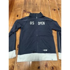 47 Brand US Open Tennis Full Zip Track Jacket Navy Blue White Large