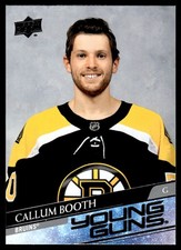 2020-21 Upper Deck Young Guns Callum Booth Rookie Boston Bruins #704