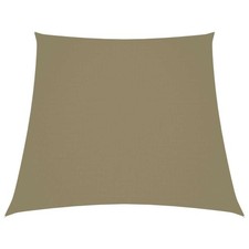 vidaXL Parasole a Vela in Tela Oxford a Trapezio 2/4x3 m Beige