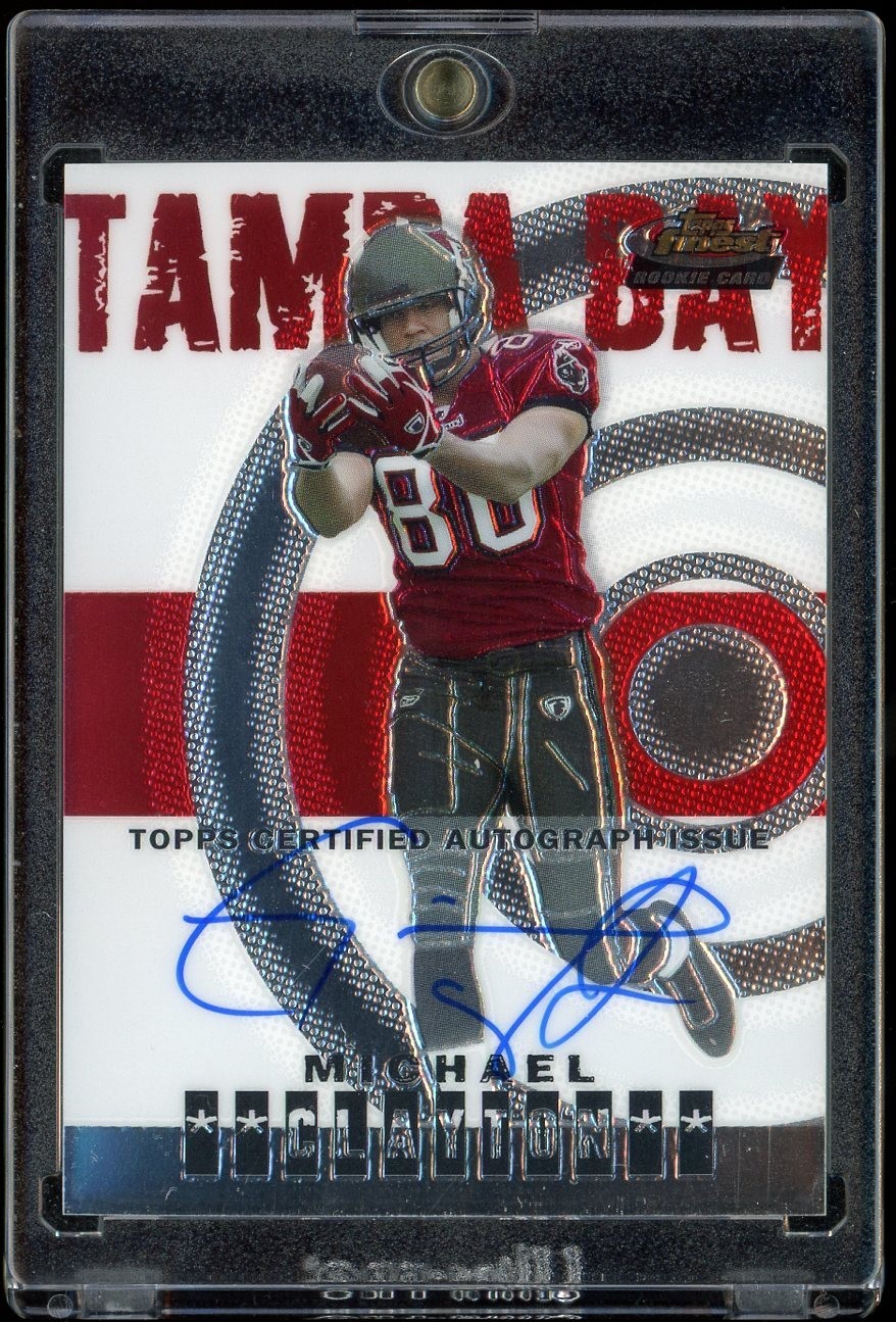 Michael Clayton Finest #115 Autograph