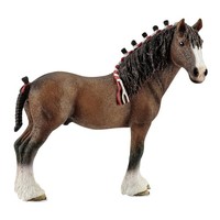 Schleich 13808 - Spielzeugfigur - Clydesdale Wallach Spielfigur Pferd Bauernhof