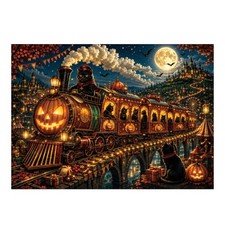 1000 Piece Jigsaw Puzzles Adults Spooky Halloween Party Decor Game Gift