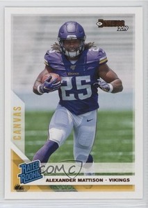 2019 Panini Donruss Rated Rookie Canvas Alexander Mattison #331 Rookie RC