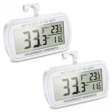 Waterproof Refrigerator Fridge Thermometer Digital Freezer Room Thermometer