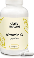 Vitamin C Gepuffert 365 Kapseln Hochdosiert Mit 1000Mg Vitamin C Pro Tagesdosis