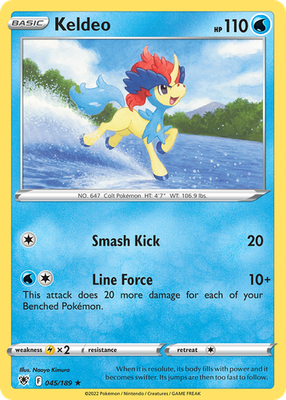 Keldeo 045/189 Holo R Astral Radiance Pokemon Reverse Holo LP | eBay