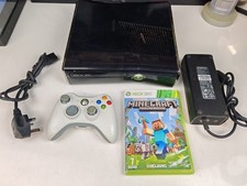 Xbox 360 S Slim 250GB Console Controller one game Minecraft