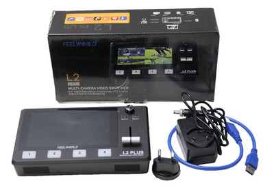 FEELWORLD L2 PLUS Multi-Kamera-Video-Mixer-Umschalter 5,5'' LCD-Touchscreen