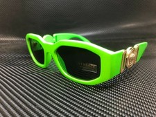 VERSACE VE4361 531987 Green Rectangle Unisex Sunglasses 53 mm