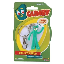 NJ Croce Original Bendable Gumby 2.5" Keychain
