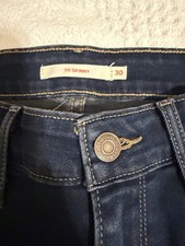 Levi's 711 Women's Skinny Jeans Size 30, Medium Wash, Stretch, Mid-Rise Blue