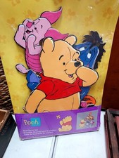 4 Pc. Winnie The Pooh Wall Hangings Room Decor Set Tigger Eeyore Piglet Nursery
