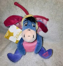    Disney Store Eeyore Love Bug Bean Bag Mini Plush Animal 8  Fairy Wings Pooh