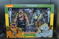 NECA Teenage Mutant Ninja Turtles Bebop and Rocksteady Cartoon 2-Pack Set