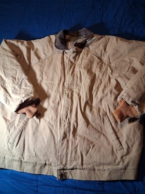 Walls Blizzard Pruf Jacket Mens XL Brown  Insulated Canvas Workwear Parka