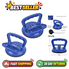 Heavy Duty Glass Suction Cup Vacuum Lifter - Aluminum Handle, 2 Pack