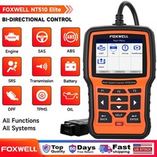 FOXWELL NT510 Elite OBD2 Scanner For BMW All System Bidirectional ABS SRS DPF